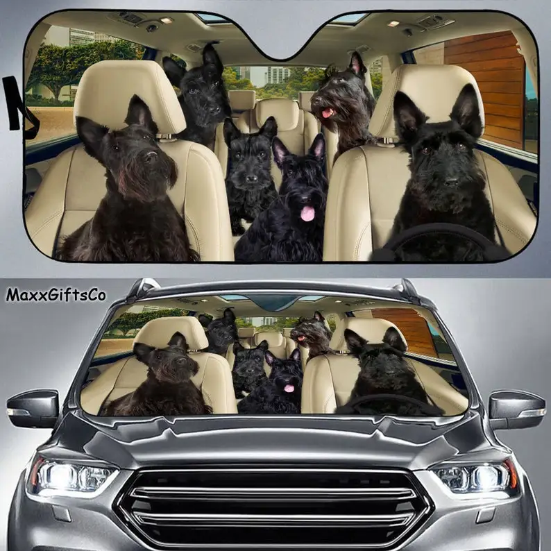 Scottish Terrier Car Sun Shade, Scottish Terrier Windshield, Dogs Family Sunshade, Dogs Car Accessories, Car Decoration, Dogs Lo
Scottish Terrier Car Sun Shade, Scottish Terrier Windshield, Dogs Family Sunshade, Dogs Car Accessories, Car Decoration, Dogs Lo