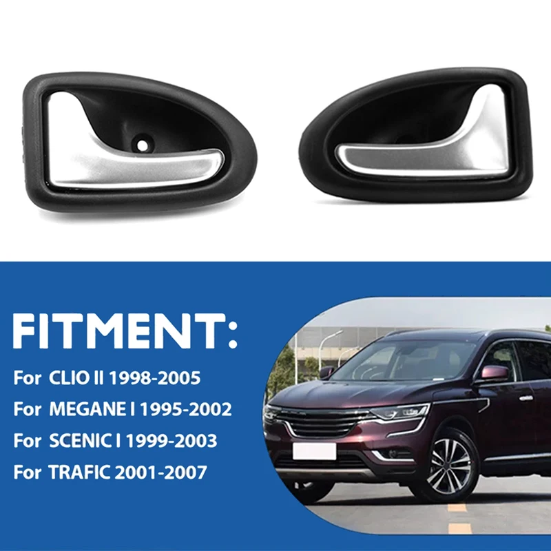 1/2pcs Car Interior Internal Door Handle Left/Right Door Handle For Renault Clio Scenic Trafic 8200646939 8200641120
1/2pcs Car Interior Internal Door Handle Left/Right Door Handle For Renault Clio Scenic Trafic 8200646939 8200641120