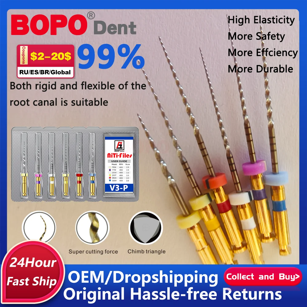 6Pcs/Box Activated Root Canal File Dentist 25mm SX-F3 S1 Tools Root Canal File Endodontic Dental Rotary File Materials Dentista
6Pcs/Box Activated Root Canal File Dentist 25mm SX-F3 S1 Tools Root Canal File Endodontic Dental Rotary File Materials Dentista
