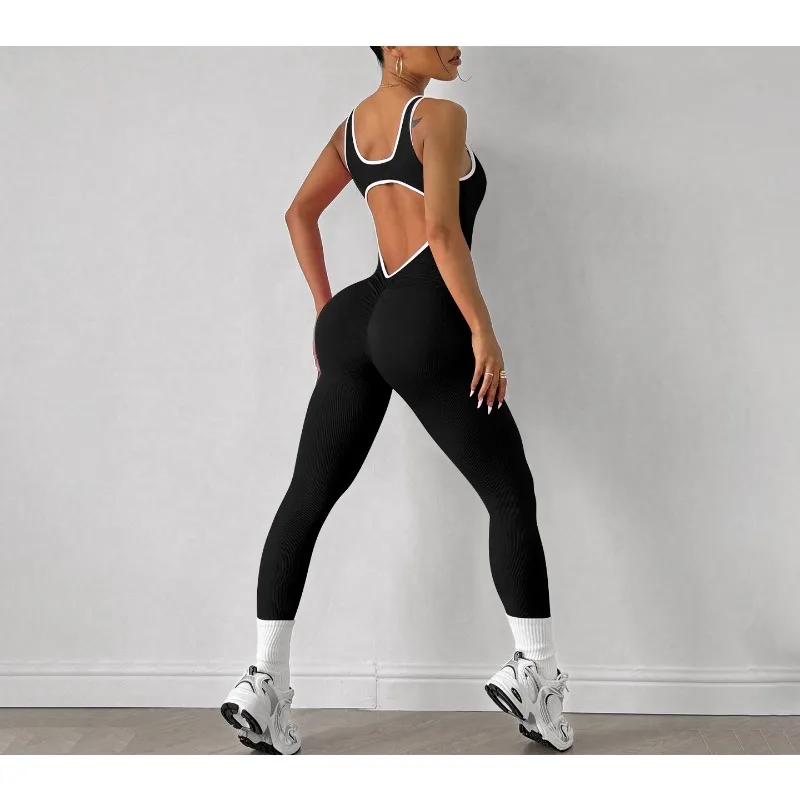 Sports Jumpsuit Girls Running One Piece Bodysuit Workout Rompers Women Overalls Sportswear Fitness Yoga Suit
Sports Jumpsuit Girls Running One Piece Bodysuit Workout Rompers Women Overalls Sportswear Fitness Yoga Suit