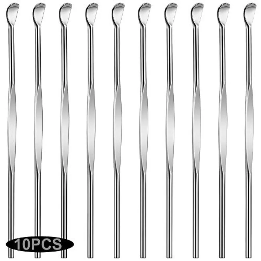 10pcs Sliver Metal Ear Cleaner Ear Pick Ear Spoon Earwax Curette Remover Earpick Tool Hanging Clean Tool for Ear Key Hanging Ke
10pcs Sliver Metal Ear Cleaner Ear Pick Ear Spoon Earwax Curette Remover Earpick Tool Hanging Clean Tool for Ear Key Hanging Ke