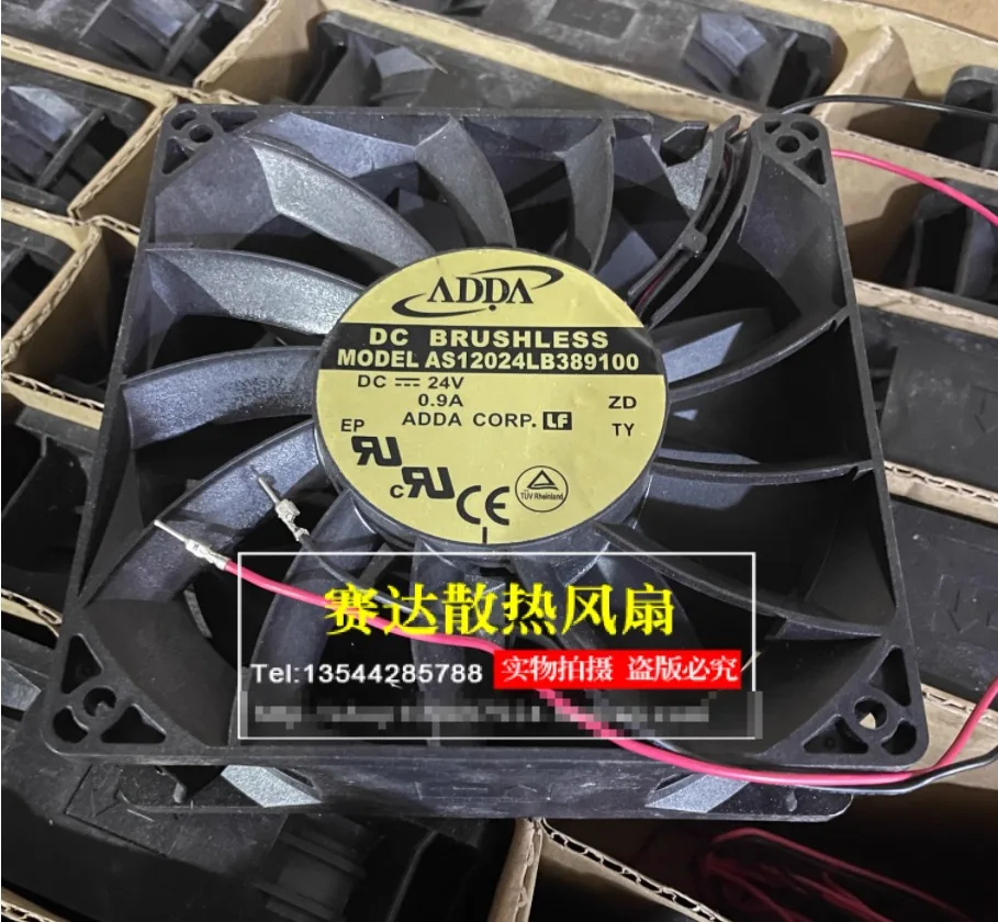 АДДА AS12024LB 389100 DC 24V 0.9A 120x120x38mm 2-проводной охлаждающий вентилятор для сервера
АДДА AS12024LB 389100 DC 24V 0.9A 120x120x38mm 2-проводной охлаждающий вентилятор для сервера