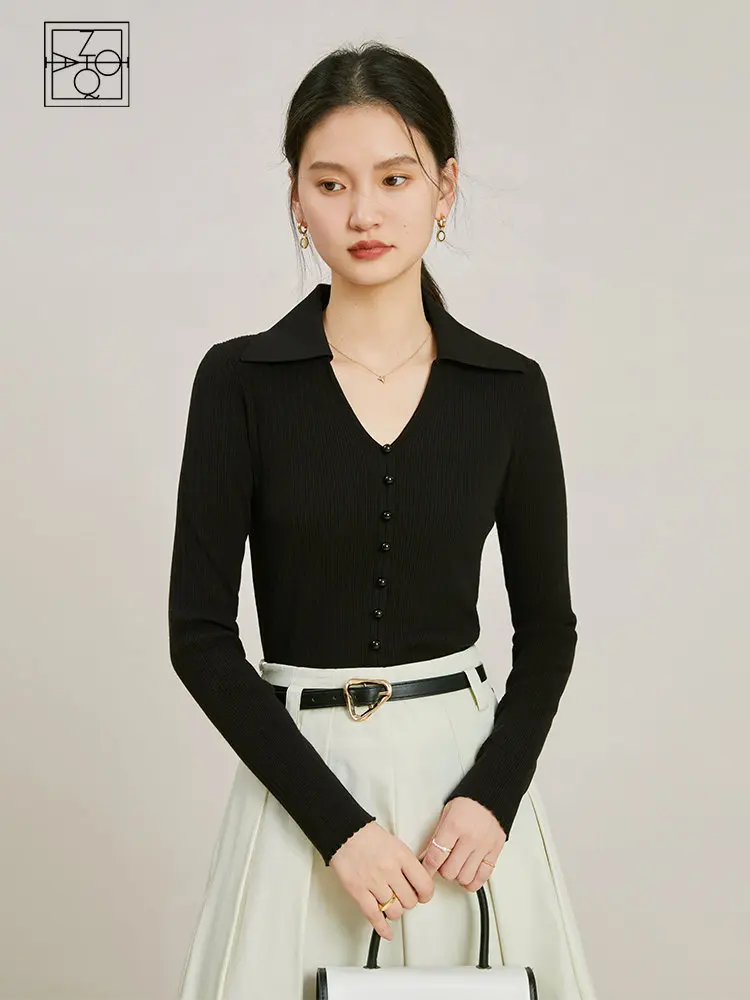 ZIQIAO French Ice Velvet Polo Women'S Pullovers Design Sense 2023 Spring New Slim Underlay Pullovers For Women Office Lady
ZIQIAO French Ice Velvet Polo Women'S Pullovers Design Sense 2023 Spring New Slim Underlay Pullovers For Women Office Lady