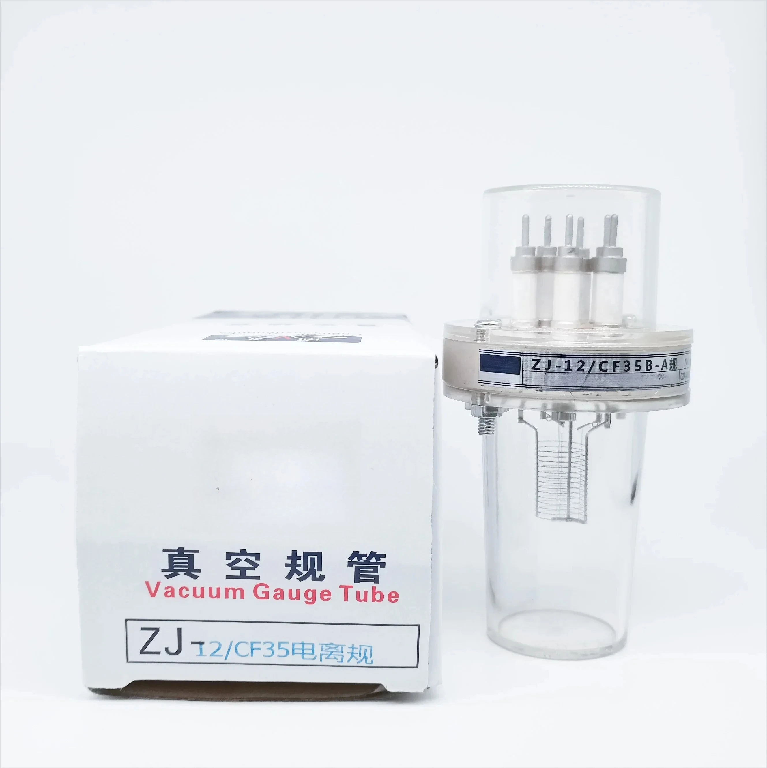 High Vacuum Hot Cathode Ionization Gauge Tube ZJ-12 CF35 for Pressure Measurement
High Vacuum Hot Cathode Ionization Gauge Tube ZJ-12 CF35 for Pressure Measurement