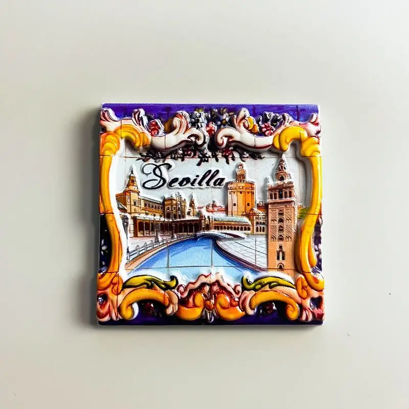 Spain Seville Refrigerator Magnet Featuring Historic Buildings, River - Cute Strong Magnet for Home & Room Decor
Spain Seville Refrigerator Magnet Featuring Historic Buildings, River - Cute Strong Magnet for Home & Room Decor
