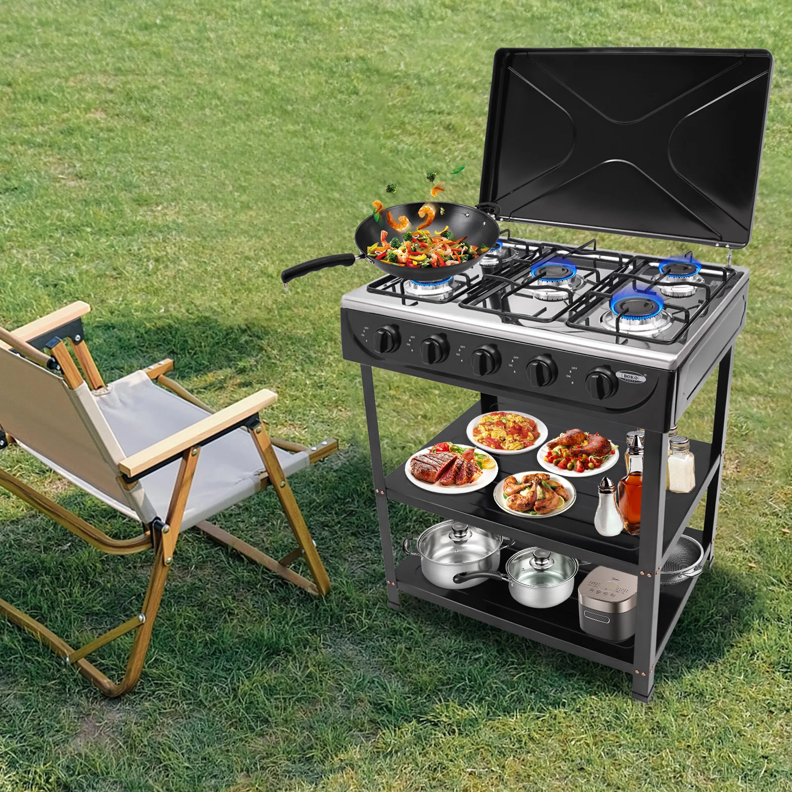 Natural Gas Stove Natural Gas Stove with 5 Burners Portable Natural Gas Stove 
Natural Gas Stove Natural Gas Stove with 5 Burners Portable Natural Gas Stove