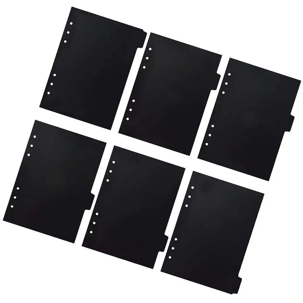 6 Pcs A5 Loose Leaf Divider Page Notebooks Notepad Dividers Plastic Binder Letter Tabs Colored Pp with Office
6 Pcs A5 Loose Leaf Divider Page Notebooks Notepad Dividers Plastic Binder Letter Tabs Colored Pp with Office