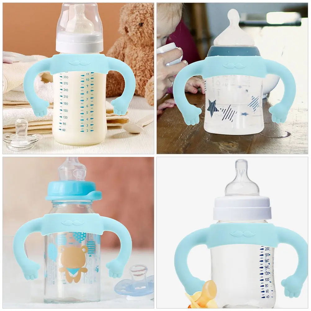 3Pcs Silicone Baby Bottle Handle Soft Comfortable Grip Universal Feeding Bottle Accessories for Newborn Infant Toddler
3Pcs Silicone Baby Bottle Handle Soft Comfortable Grip Universal Feeding Bottle Accessories for Newborn Infant Toddler