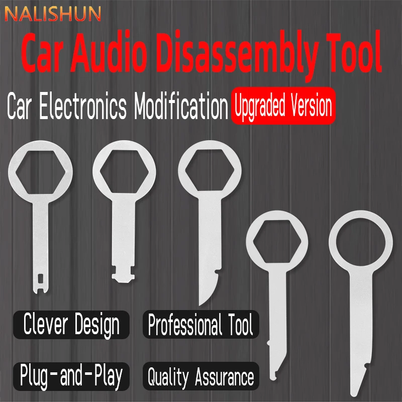 4 Pcs Car Radio Removal and installation Tool Car Repair Tool Accessories Removal Tool for Stereo Radios
4 Pcs Car Radio Removal and installation Tool Car Repair Tool Accessories Removal Tool for Stereo Radios