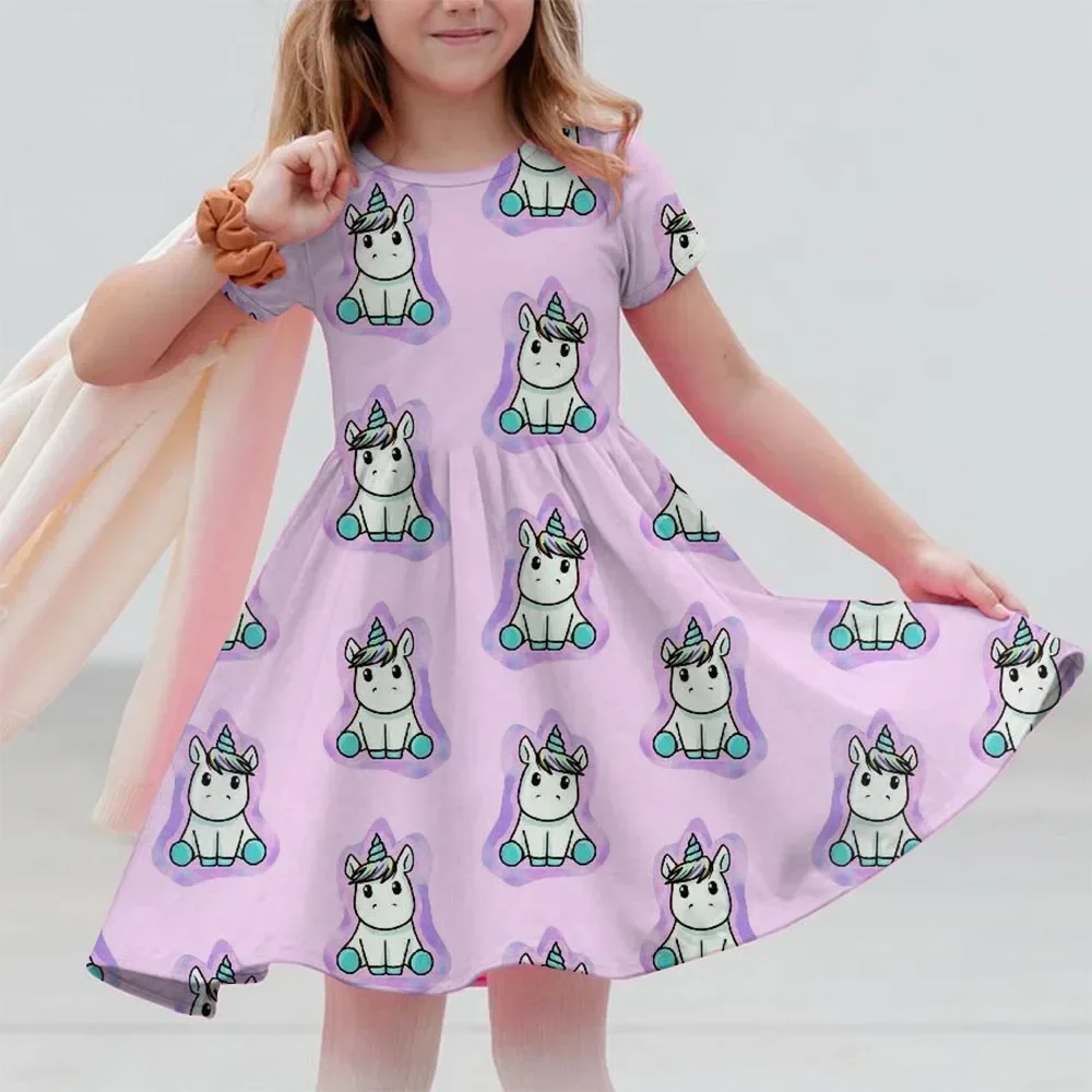 Unicorns Printed Dress Milk Silk Material Comfortable and Good-looking A- Line Skirt Kid's Slip Dress for Height 80-150cm Girls
Unicorns Printed Dress Milk Silk Material Comfortable and Good-looking A- Line Skirt Kid's Slip Dress for Height 80-150cm Girls