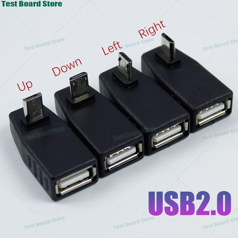 1Pce USB2.0 micro to USB OTG converter micro revolution USB A female left bend right bend 90 ° adapter for Android phones
1Pce USB2.0 micro to USB OTG converter micro revolution USB A female left bend right bend 90 ° adapter for Android phones