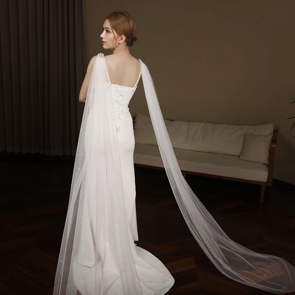 rhinestone pearl shoulder decoration long cathedral train stylish elegant bridal clothing accessory for wedding party photoshoot
rhinestone pearl shoulder decoration long cathedral train stylish elegant bridal clothing accessory for wedding party photoshoot