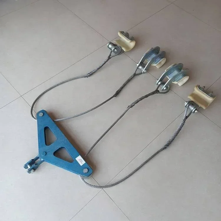 High voltage line construction splitter, four wire wire lifting device, one lifting and four splitting line lifting hook
High voltage line construction splitter, four wire wire lifting device, one lifting and four splitting line lifting hook