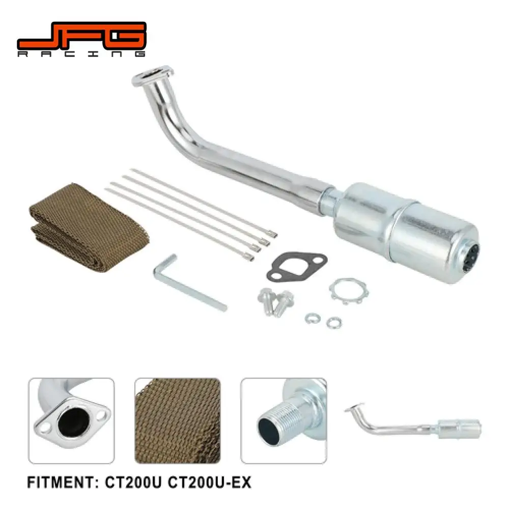Motorcycle Full Exhaust Pipe Stainless Steel Noise Feduction Function For CT200U CT200U-EX CT 200U CT 200U-EX Mini Bike
Motorcycle Full Exhaust Pipe Stainless Steel Noise Feduction Function For CT200U CT200U-EX CT 200U CT 200U-EX Mini Bike
