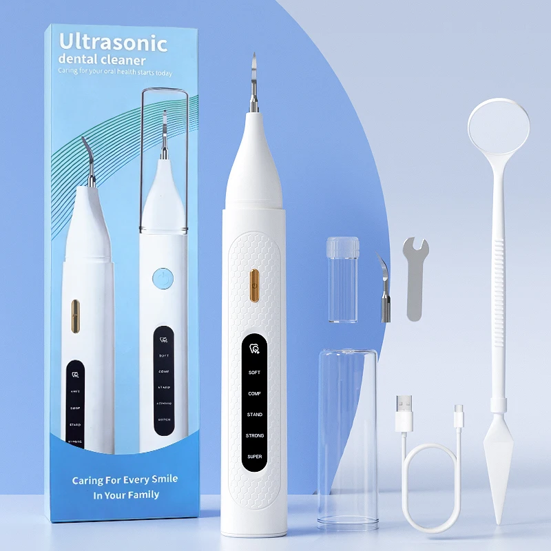 5-Mode Hand-held Ultrasonic Tooth Scaler, Remove Tartar & Calculus, Clean Teeth Stains, Protect Gums
5-Mode Hand-held Ultrasonic Tooth Scaler, Remove Tartar & Calculus, Clean Teeth Stains, Protect Gums