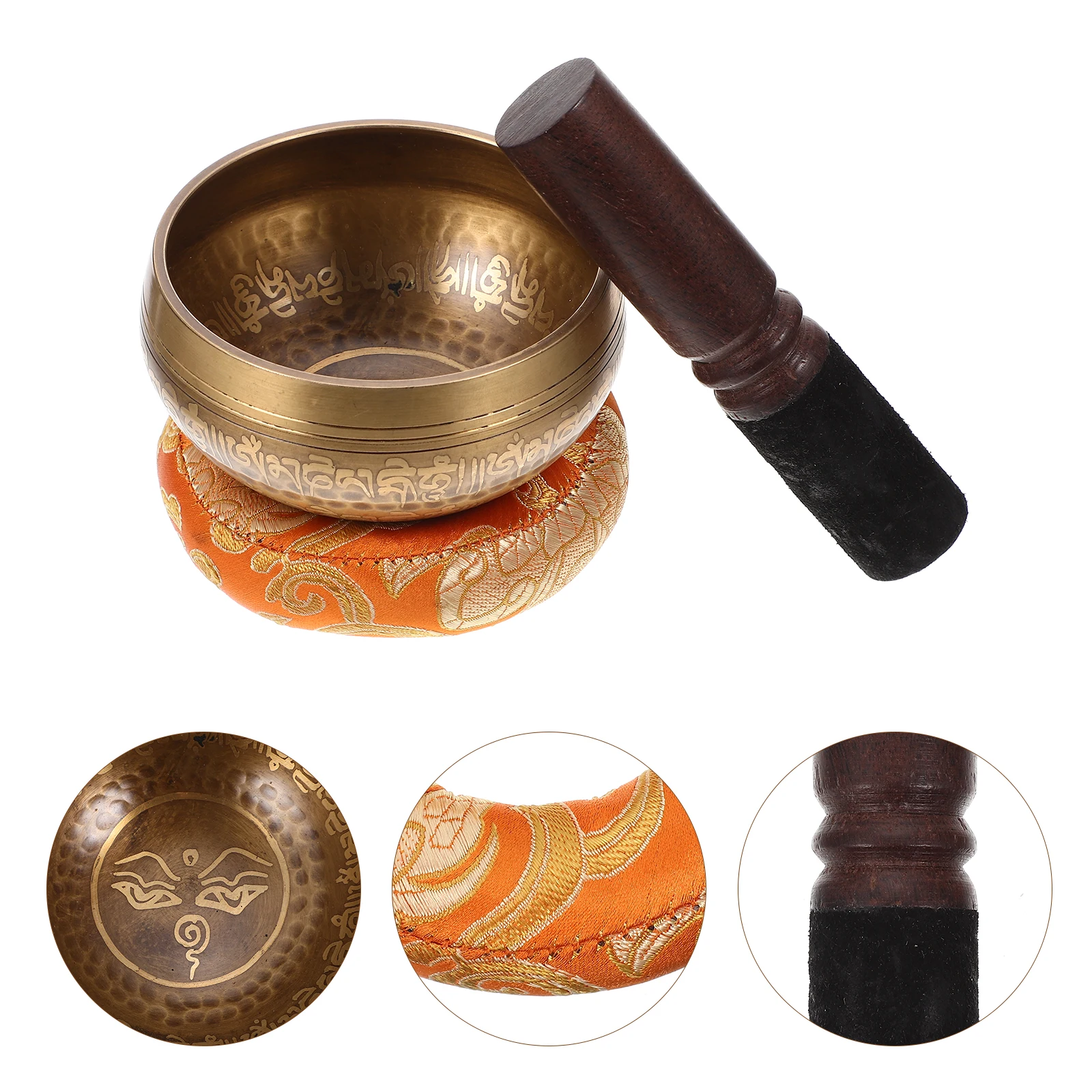 1 set 1 Set Singing Bowl Lightweight Portable Copper Meditation Tool For Yoga Relaxation Stress Relief Sound Bowl Set
1 set 1 Set Singing Bowl Lightweight Portable Copper Meditation Tool For Yoga Relaxation Stress Relief Sound Bowl Set