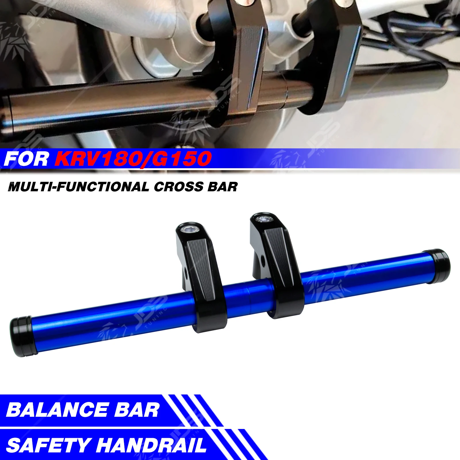 JDSTUNING For KYMCO KRV180/G150 Handlebar Grab Crossbar Child Safety Handrail Holder Bracket Motorcycle Accessories Parts
JDSTUNING For KYMCO KRV180/G150 Handlebar Grab Crossbar Child Safety Handrail Holder Bracket Motorcycle Accessories Parts