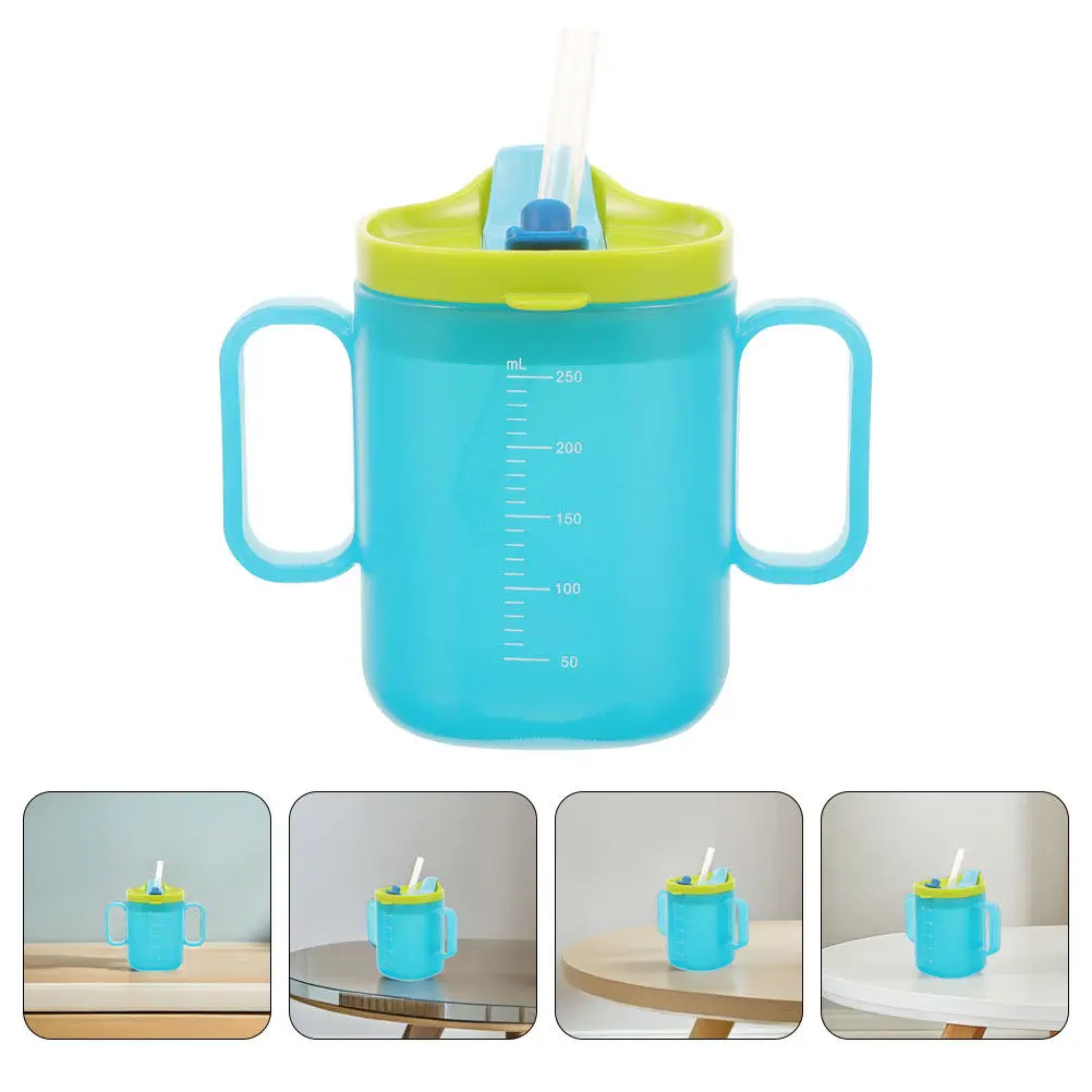 2Pcs Dual Use Toddler Infant Training Cups with Straw Spout Clear Scale Easy Transition Feeding Cups for Elderly and Babies
2Pcs Dual Use Toddler Infant Training Cups with Straw Spout Clear Scale Easy Transition Feeding Cups for Elderly and Babies