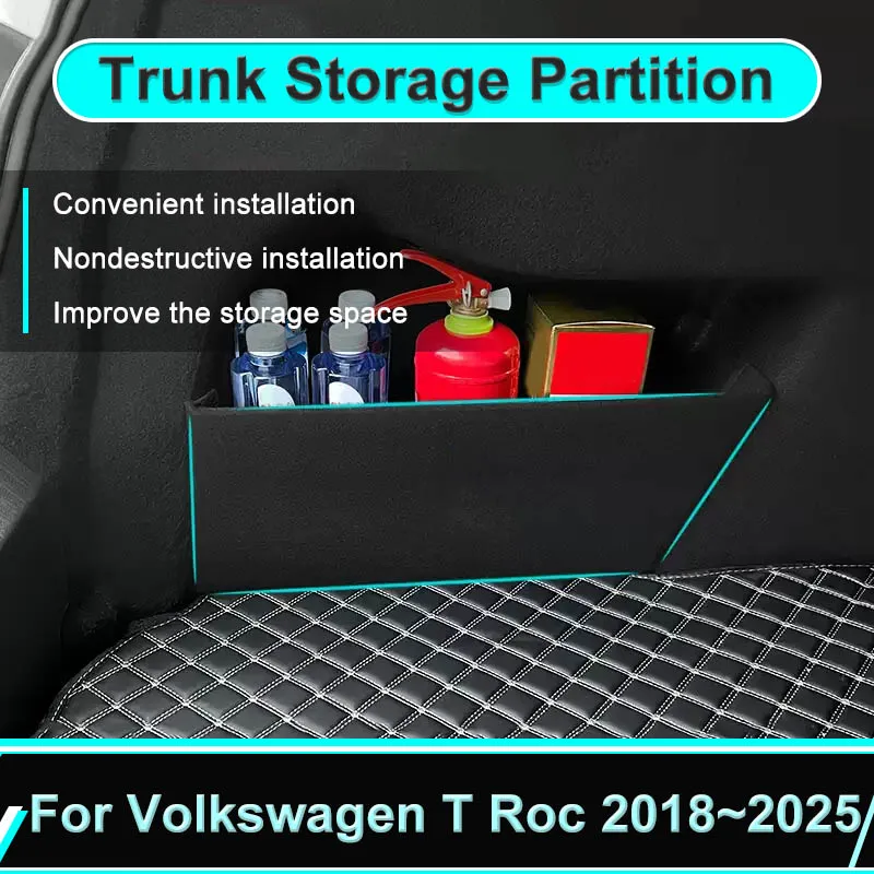 Для VW Volkswagen T Roc 2018 ~ 2025 2024 2019 перегородка для хранения багажника автомобиля, многофункциональный ящик для хранения, боковая перегородка багажника, автозапчасти
Для VW Volkswagen T Roc 2018 ~ 2025 2024 2019 перегородка для хранения багажника автомобиля, многофункциональный ящик для хранения, боковая перегородка багажника, автозапчасти