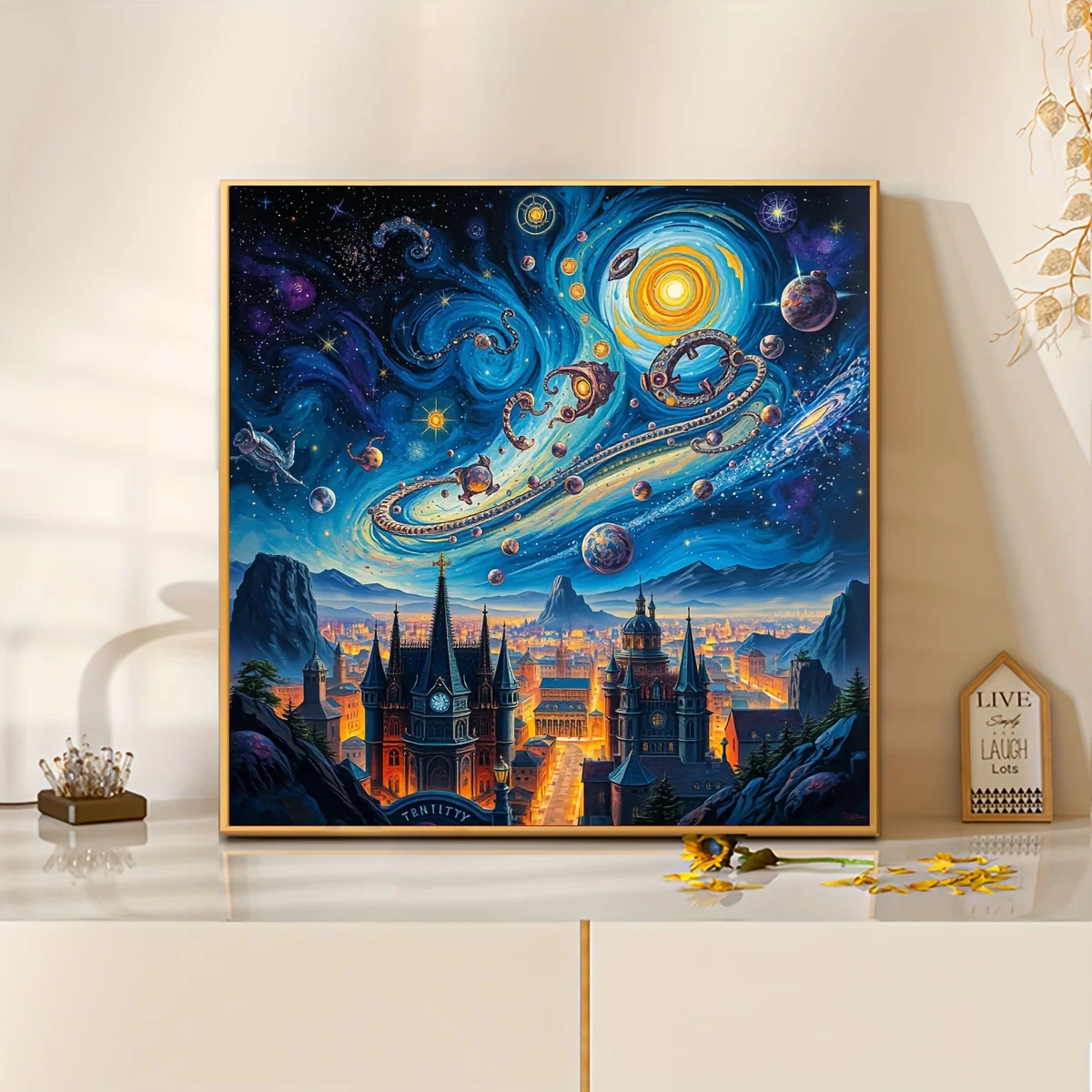 Fantasy City Starry Sky Scenery Jigsaw Puzzle 500/1024 PCS Holiday Stress Relieving Fun Games Home Decor Holiday Gifts
Fantasy City Starry Sky Scenery Jigsaw Puzzle 500/1024 PCS Holiday Stress Relieving Fun Games Home Decor Holiday Gifts