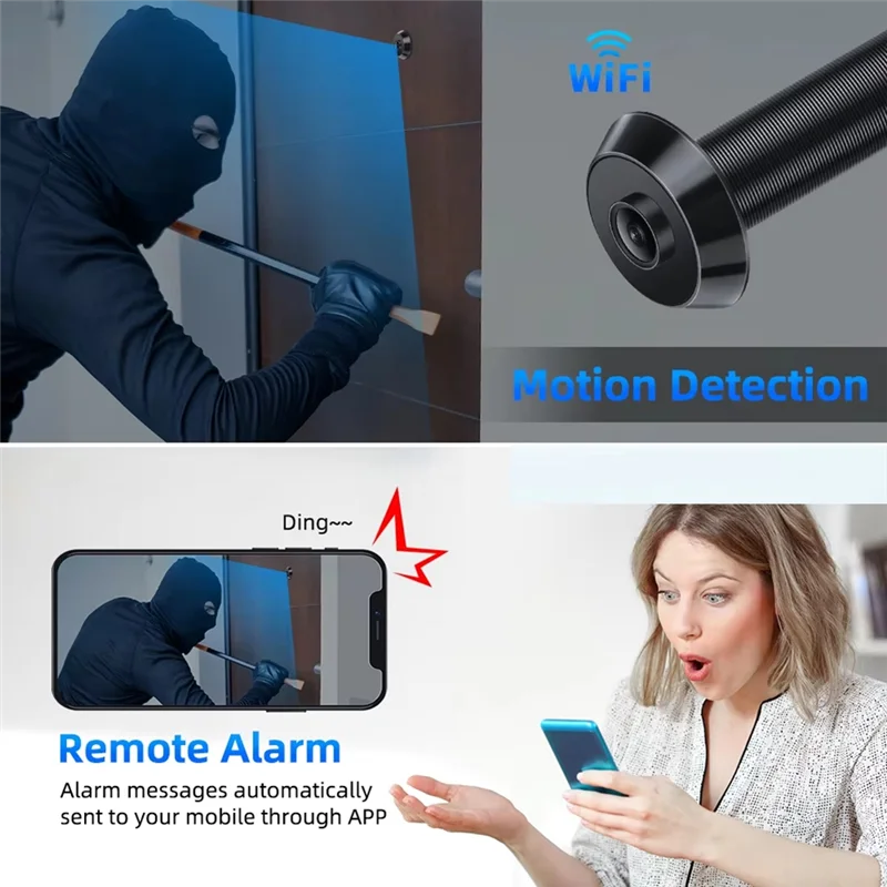 FAAJ-Wifi ИК-камера ночного видения для дверных глаз 2,4G/5G Мини-камера Tuya Smart Peepholes Дверная камера
FAAJ-Wifi ИК-камера ночного видения для дверных глаз 2,4G/5G Мини-камера Tuya Smart Peepholes Дверная камера