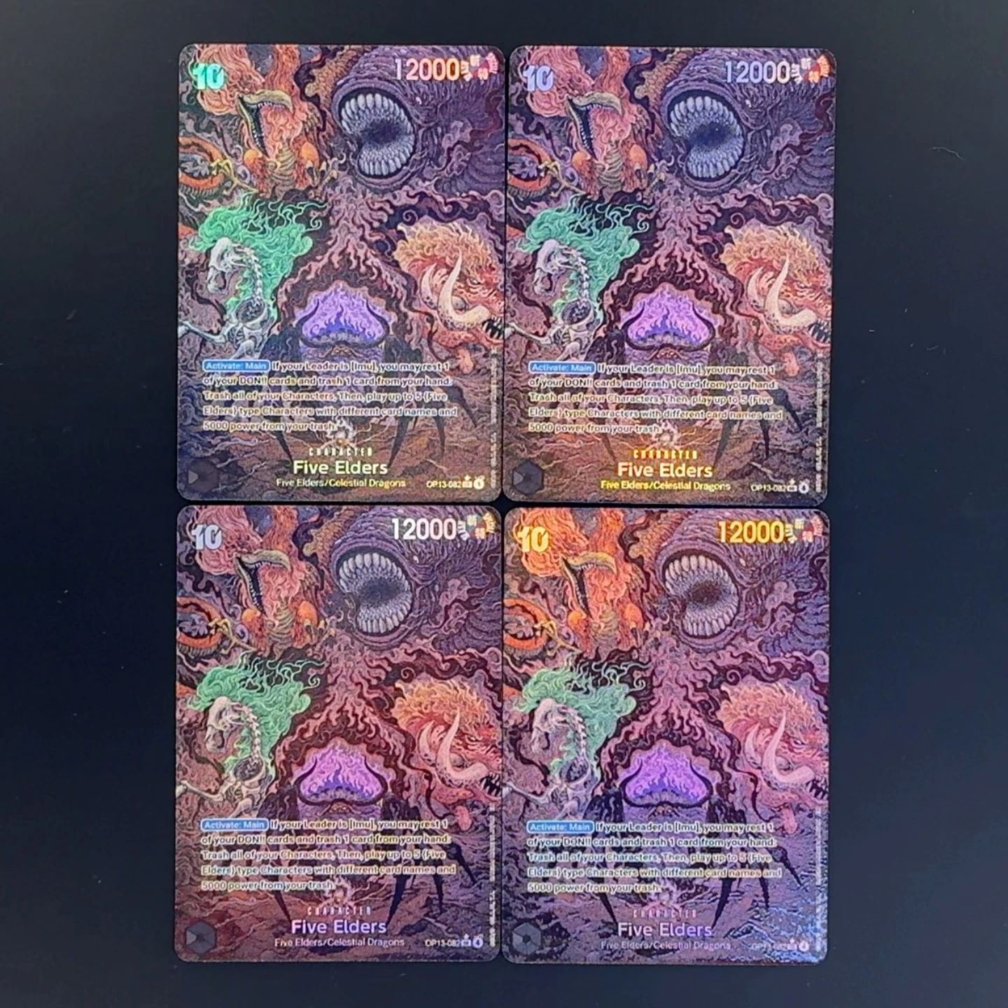 Коллекционная карта One Piece TCG OPCG на английском языке: Five Elders, OP13-082, DIY Imu Deck, текстурированная фольгированная карта, аниме-карта
Коллекционная карта One Piece TCG OPCG на английском языке: Five Elders, OP13-082, DIY Imu Deck, текстурированная фольгированная карта, аниме-карта