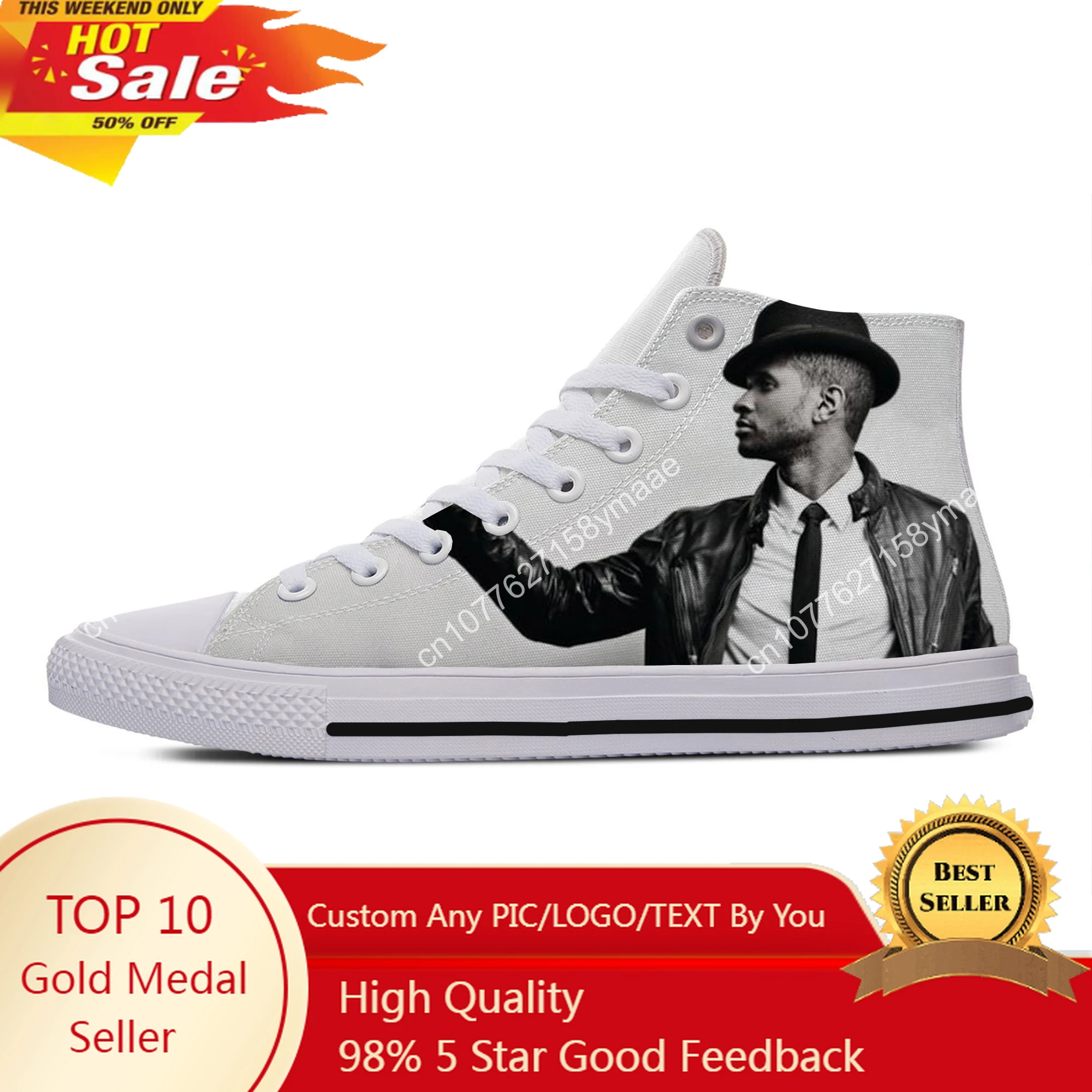 Hot Cool Fashion Funny Summer High Quality Sneakers Handiness Casual Shoes Men Women Usher Raymond IV Breathable Board Shoes
Hot Cool Fashion Funny Summer High Quality Sneakers Handiness Casual Shoes Men Women Usher Raymond IV Breathable Board Shoes