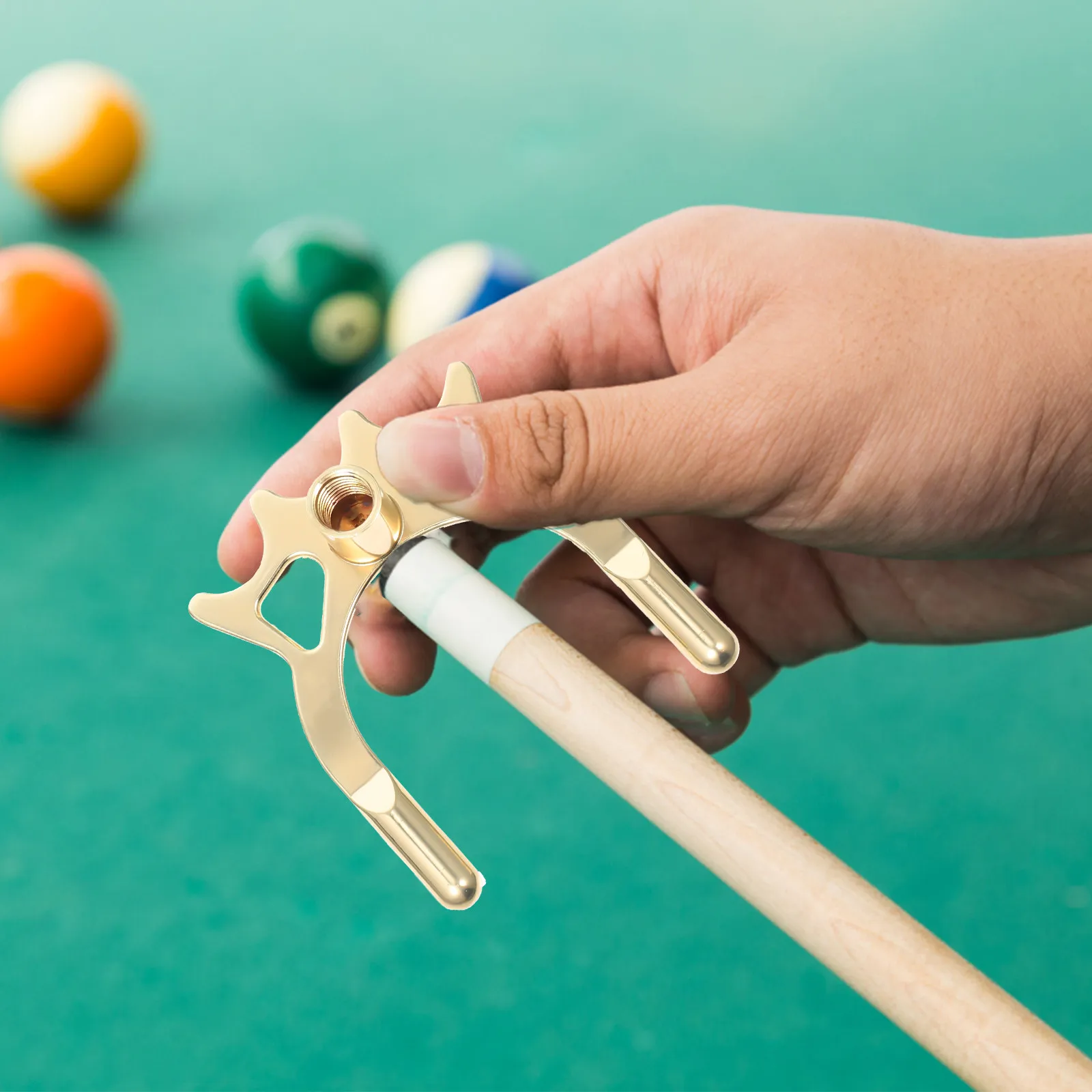 Anti-Aging Pool Cue Bridge Head Portable Metal Cue Pole Rack for Billiards Game Billiard Accessories Stable Use
Anti-Aging Pool Cue Bridge Head Portable Metal Cue Pole Rack for Billiards Game Billiard Accessories Stable Use