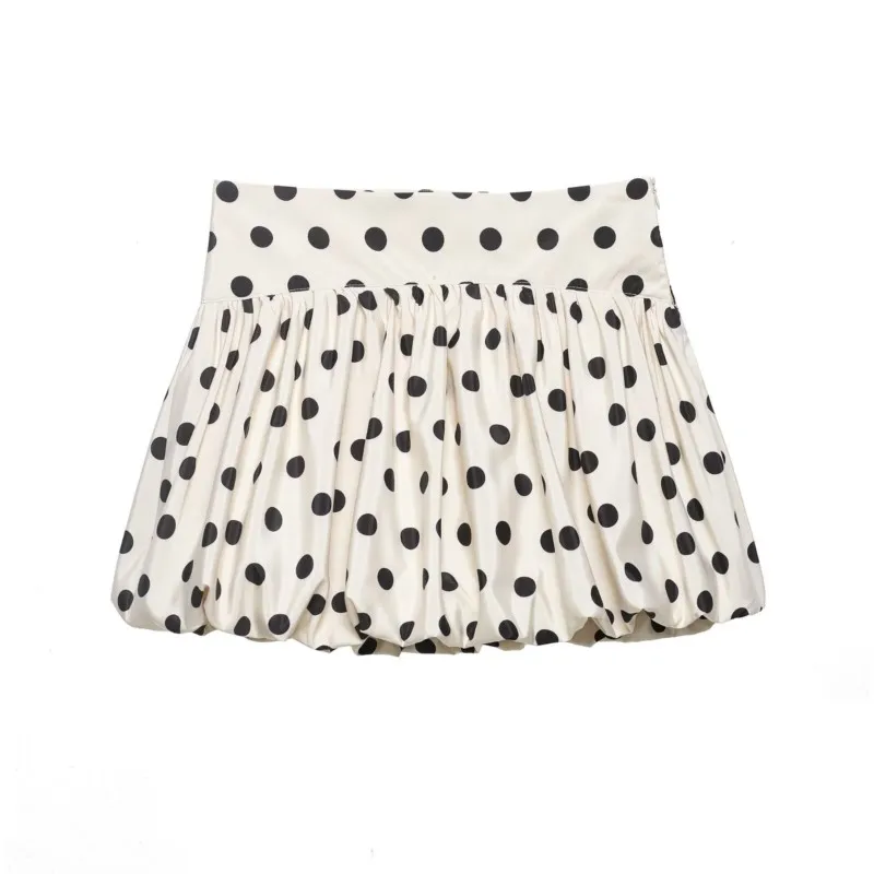 Women's Polka Dot Balloon Skirt Spring Summer Fashion Mid Waist Loose Side Zip Women Shorts Casual Female Rruffle Shorts Skirts
Women's Polka Dot Balloon Skirt Spring Summer Fashion Mid Waist Loose Side Zip Women Shorts Casual Female Rruffle Shorts Skirts
