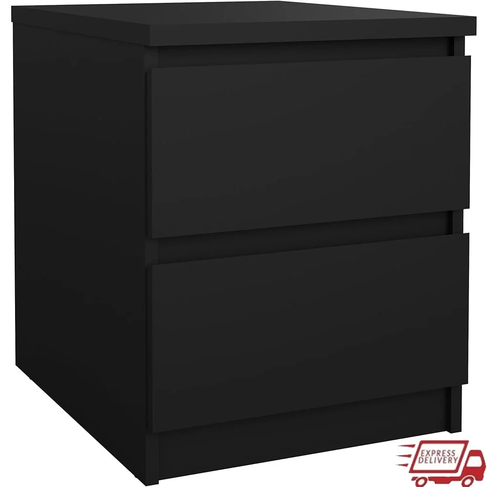 Modern 2 Drawer Nightstand Bedroom Furniture Convenient Storage Handle-free Easy Assembly Smooth Glide Drawer Mechanism
Modern 2 Drawer Nightstand Bedroom Furniture Convenient Storage Handle-free Easy Assembly Smooth Glide Drawer Mechanism