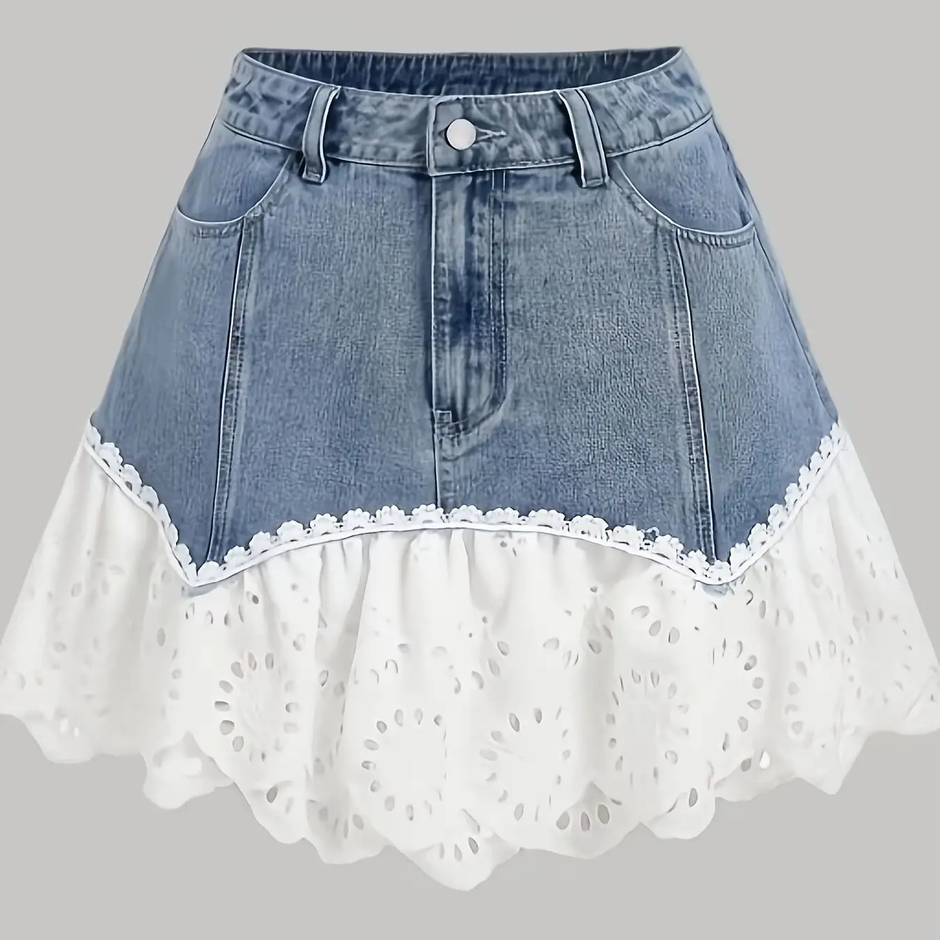 2026 New Straight Leg Denim Lace Trim Slimming Short Skirt for Women Summer Tight Fit Sexy Butt Skirt Trendy Female Fashion
2026 New Straight Leg Denim Lace Trim Slimming Short Skirt for Women Summer Tight Fit Sexy Butt Skirt Trendy Female Fashion