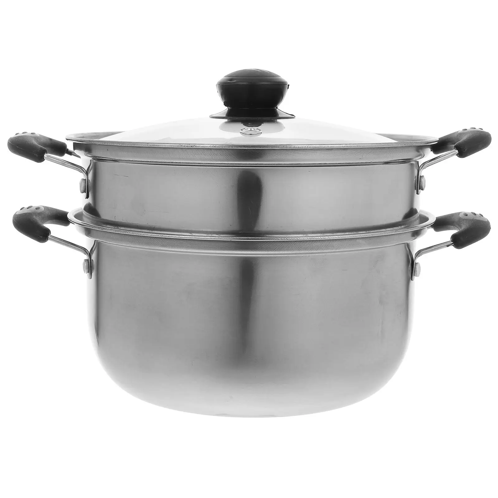 Stainless Steel Steamer Cookware Deep Non Stick Stock Pot for Kitchen Casseroles Soup Kettle Compatible All Stoves Easy Clean
Stainless Steel Steamer Cookware Deep Non Stick Stock Pot for Kitchen Casseroles Soup Kettle Compatible All Stoves Easy Clean