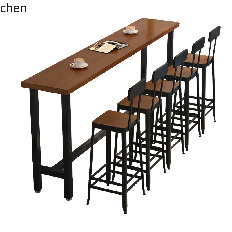 ZML Solid Wood Bar Table Home Balcony Wall Table Coffee Shop Bar High Stool Table and Chair Set
ZML Solid Wood Bar Table Home Balcony Wall Table Coffee Shop Bar High Stool Table and Chair Set