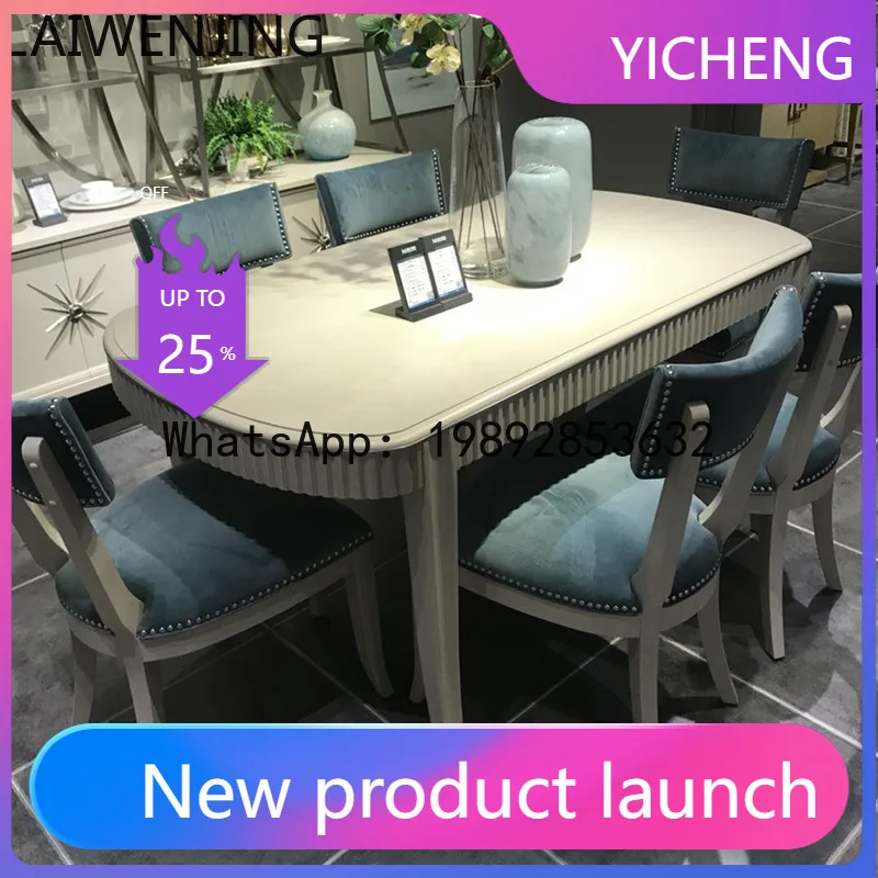 A2-3 American light luxury solid wood rectangular dining tle and chairs post-modern simple furniture
A2-3 American light luxury solid wood rectangular dining tle and chairs post-modern simple furniture