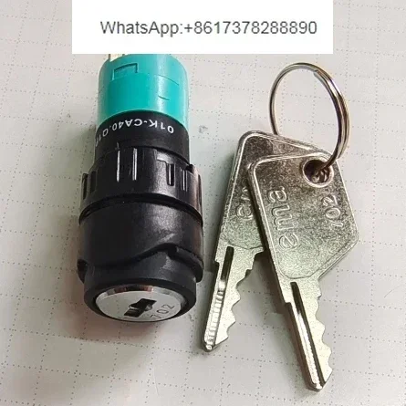 Key switch 01K-CA40.Q1P round aperture 16mm holding 1NO + 1NC soldering terminal 4P
Key switch 01K-CA40.Q1P round aperture 16mm holding 1NO + 1NC soldering terminal 4P