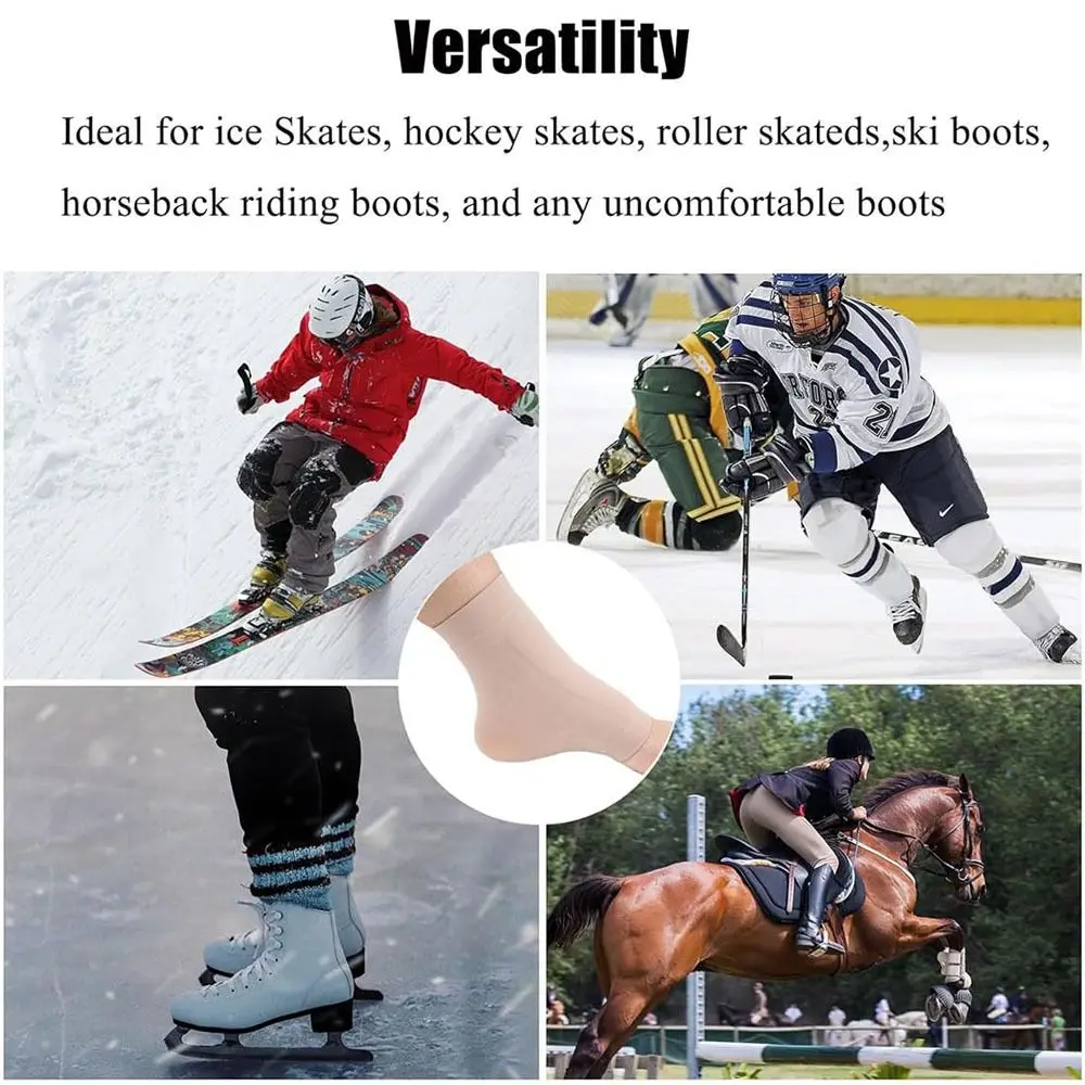 1pair Sports Invisible Silicone Gel Socks Breathable Elastic Ankle Protector Brace Soft Padded Skate Socks Roller
1pair Sports Invisible Silicone Gel Socks Breathable Elastic Ankle Protector Brace Soft Padded Skate Socks Roller
