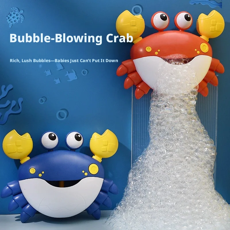Blowing Bubble Baby Bath Toys Bathtub Soap Machine Blowing Cute Cartoon Crab Bathroom Swimming Pool Toys Outdoor Foam Maker
Blowing Bubble Baby Bath Toys Bathtub Soap Machine Blowing Cute Cartoon Crab Bathroom Swimming Pool Toys Outdoor Foam Maker