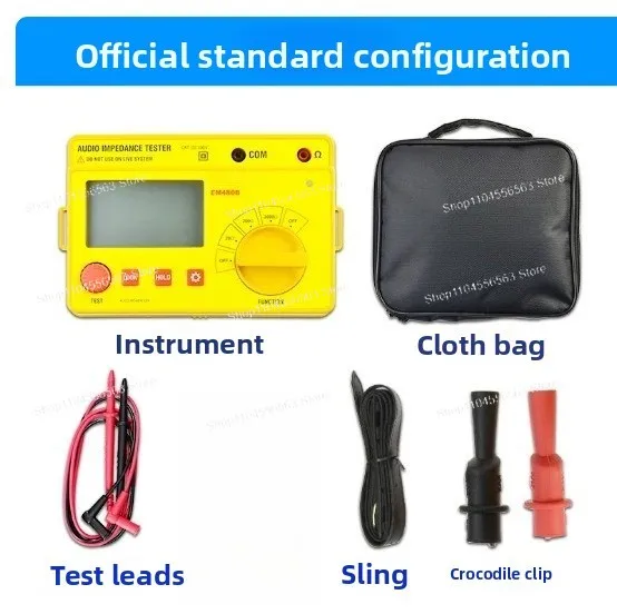 Precision Electrical Measurement Instrument - Intelligent Electronic Digital Audio Impedance Tester EM480B
Precision Electrical Measurement Instrument - Intelligent Electronic Digital Audio Impedance Tester EM480B
