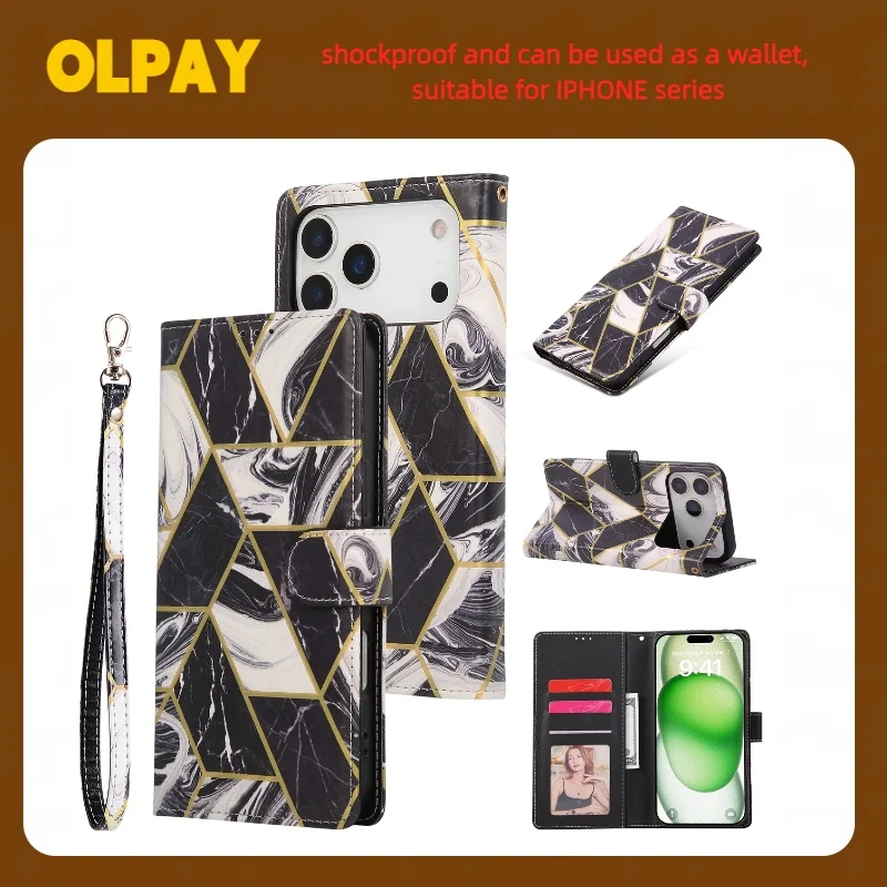 OLPAY Leather Wallet Phone Case For IPhone 17/Air/17 Pro/17 Pro Max 16/16E15/14/13/13mini/12/11/XR/XSMAX/6 7 8Plus Phone Cover
OLPAY Leather Wallet Phone Case For IPhone 17/Air/17 Pro/17 Pro Max 16/16E15/14/13/13mini/12/11/XR/XSMAX/6 7 8Plus Phone Cover