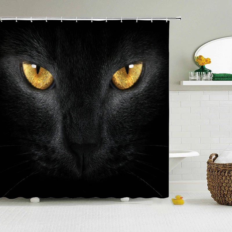 Animals Printed Lion Tiger Cat Elephant 3D Curtains In The Bathroom Curtain Cloth Washable Waterproof Fabric Shower Curtain Bath
Animals Printed Lion Tiger Cat Elephant 3D Curtains In The Bathroom Curtain Cloth Washable Waterproof Fabric Shower Curtain Bath