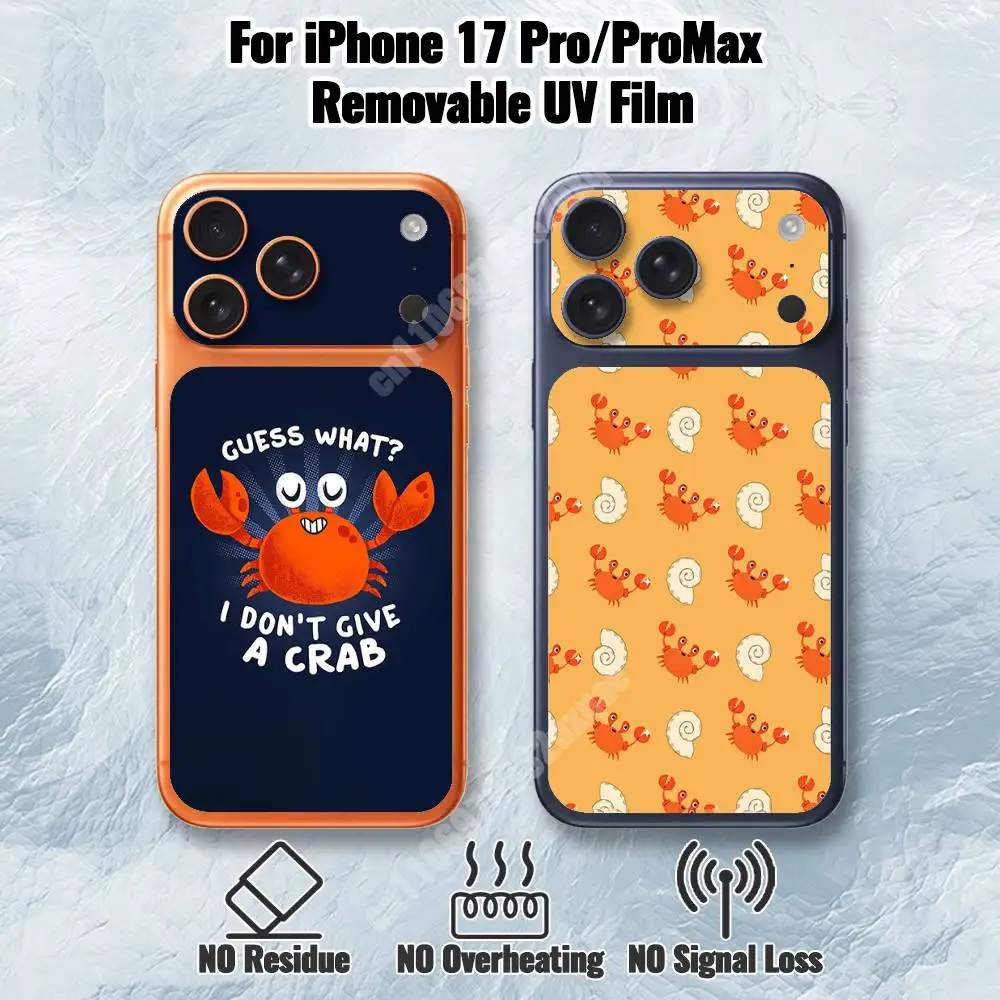 Cartoon Crab Memes Pattern Removable UV Film for iPhone 17 Pro 17 ProMax Back Cover
Cartoon Crab Memes Pattern Removable UV Film for iPhone 17 Pro 17 ProMax Back Cover