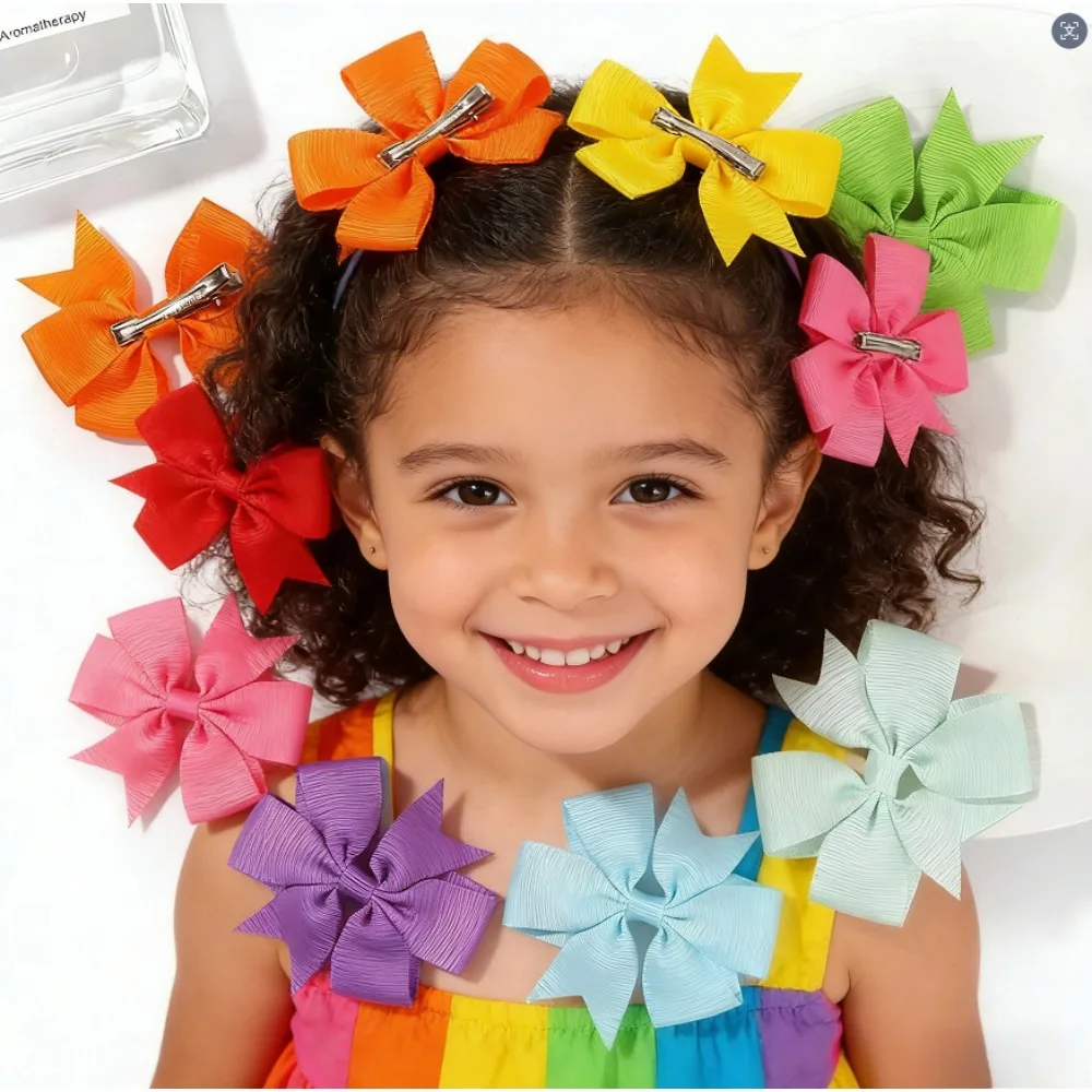 Набор из 40 заколок для волос с бантиками в конфетных цветах, милые заколки-ленты для девочек и детей, подарочный набор сладких аксессуаров для волос
Набор из 40 заколок для волос с бантиками в конфетных цветах, милые заколки-ленты для девочек и детей, подарочный набор сладких аксессуаров для волос