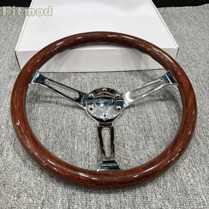 Retro Steering Wheel 15 Inches 380mm High-Quality ABS Imitation Wood Grain Racing Drift Steering Wheel PCD 70MM
Retro Steering Wheel 15 Inches 380mm High-Quality ABS Imitation Wood Grain Racing Drift Steering Wheel PCD 70MM