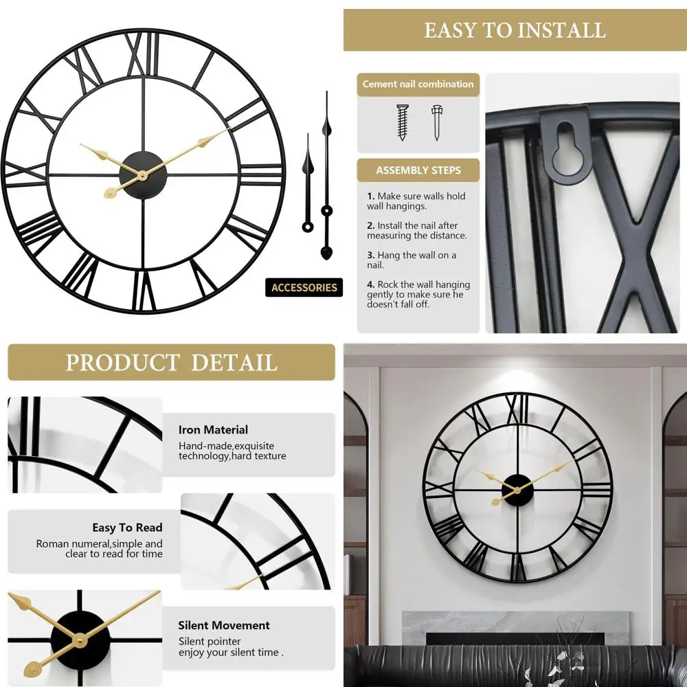Современные настенные часы 32 см, на батарейках, для дома и офиса, в стиле римских цифр
Современные настенные часы 32 см, на батарейках, для дома и офиса, в стиле римских цифр