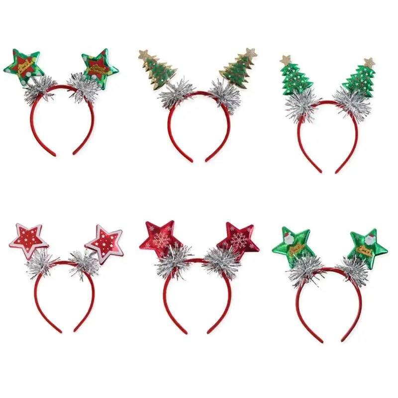 652F праздничный сезонный аксессуар для волос, гирлянда, повязка для волос с рождественской елкой/звездным декором для взрослых
652F праздничный сезонный аксессуар для волос, гирлянда, повязка для волос с рождественской елкой/звездным декором для взрослых