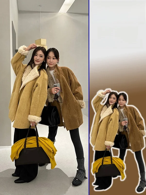 Утепленная куртка из искусственного меха для женщин, весна-осень, большие размеры, теплая верхняя одежда, роскошная, с высоким воротником, на молнии, с длинными рукавами
Утепленная куртка из искусственного меха для женщин, весна-осень, большие размеры, теплая верхняя одежда, роскошная, с высоким воротником, на молнии, с длинными рукавами