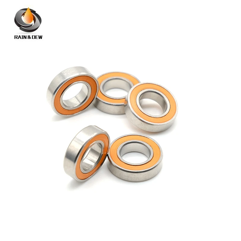 5PCS S6800RSCB 10x19x5 mm ABEC-7 Stainless Steel hybrid Si3n4 ceramic bearing 6800RS 6800 2RS Without Grease Fast Turning
5PCS S6800RSCB 10x19x5 mm ABEC-7 Stainless Steel hybrid Si3n4 ceramic bearing 6800RS 6800 2RS Without Grease Fast Turning