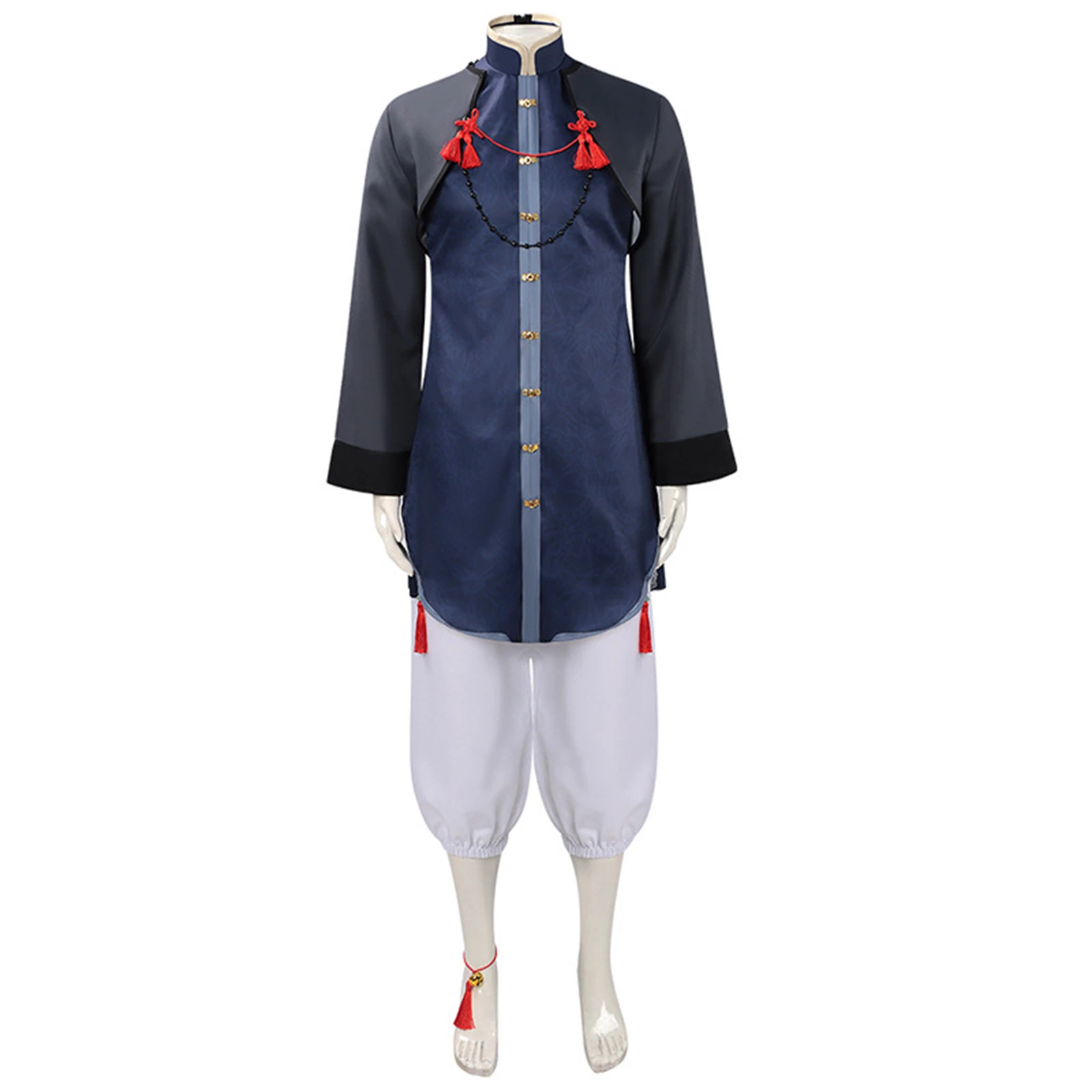 Edogawa Rampo Cosplay Costume Stray Dogs Anime Uniform Shorts Stand Up Collar Shirt With Tassel Halloween Party Uniform
Edogawa Rampo Cosplay Costume Stray Dogs Anime Uniform Shorts Stand Up Collar Shirt With Tassel Halloween Party Uniform
