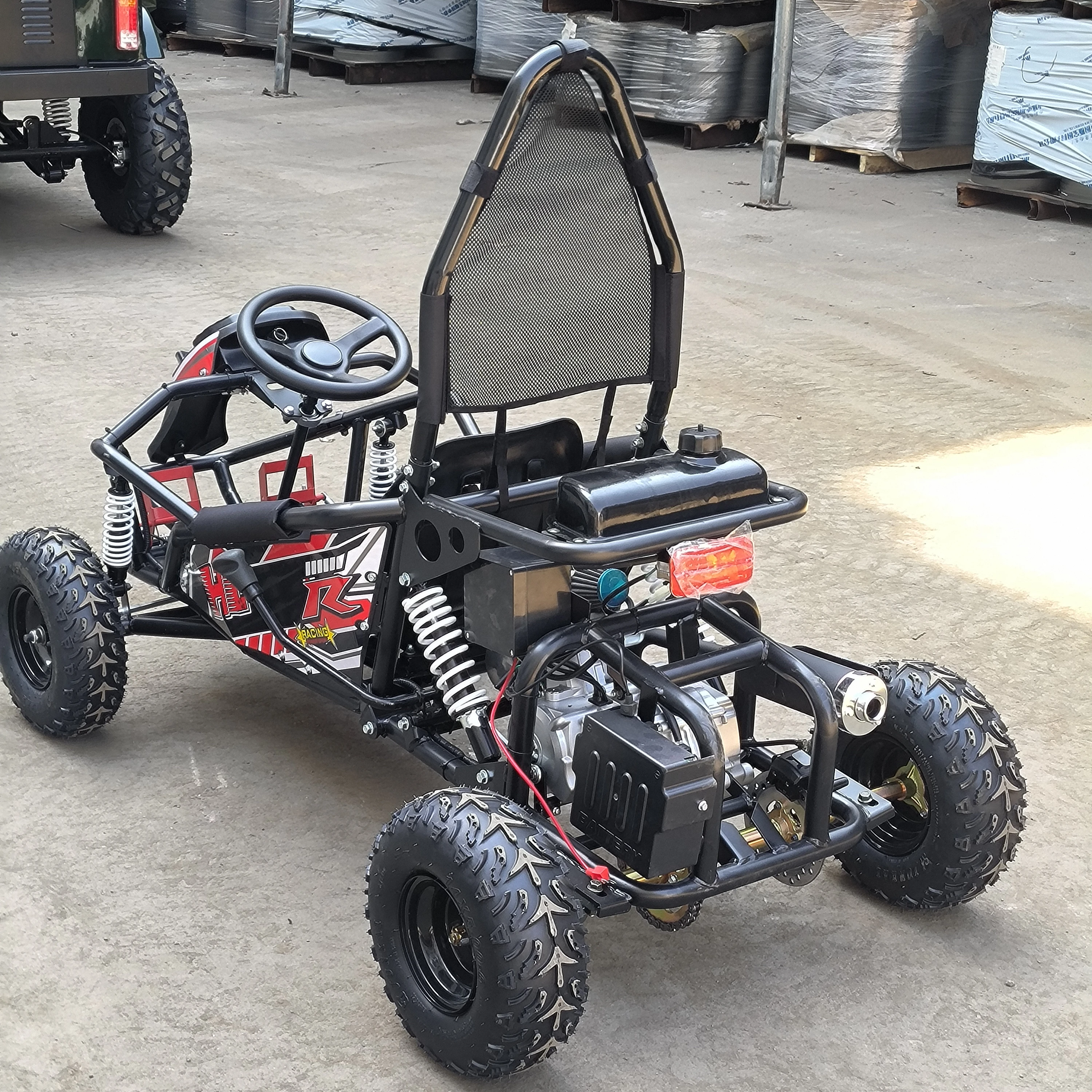 4 Stroke 125CC Gas Engine Drift Go Kart for Kids Teens Commercial Rental Use Off-road Custom Snow Buggy Car Chain Drive 50km/h
4 Stroke 125CC Gas Engine Drift Go Kart for Kids Teens Commercial Rental Use Off-road Custom Snow Buggy Car Chain Drive 50km/h