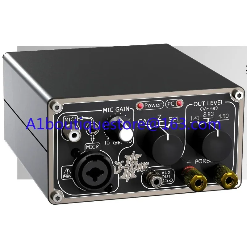 J-BOX III Аудио тест Динамик Частотный отклик Набор для измерения импеданса поддерживает JustMLS REW
J-BOX III Аудио тест Динамик Частотный отклик Набор для измерения импеданса поддерживает JustMLS REW